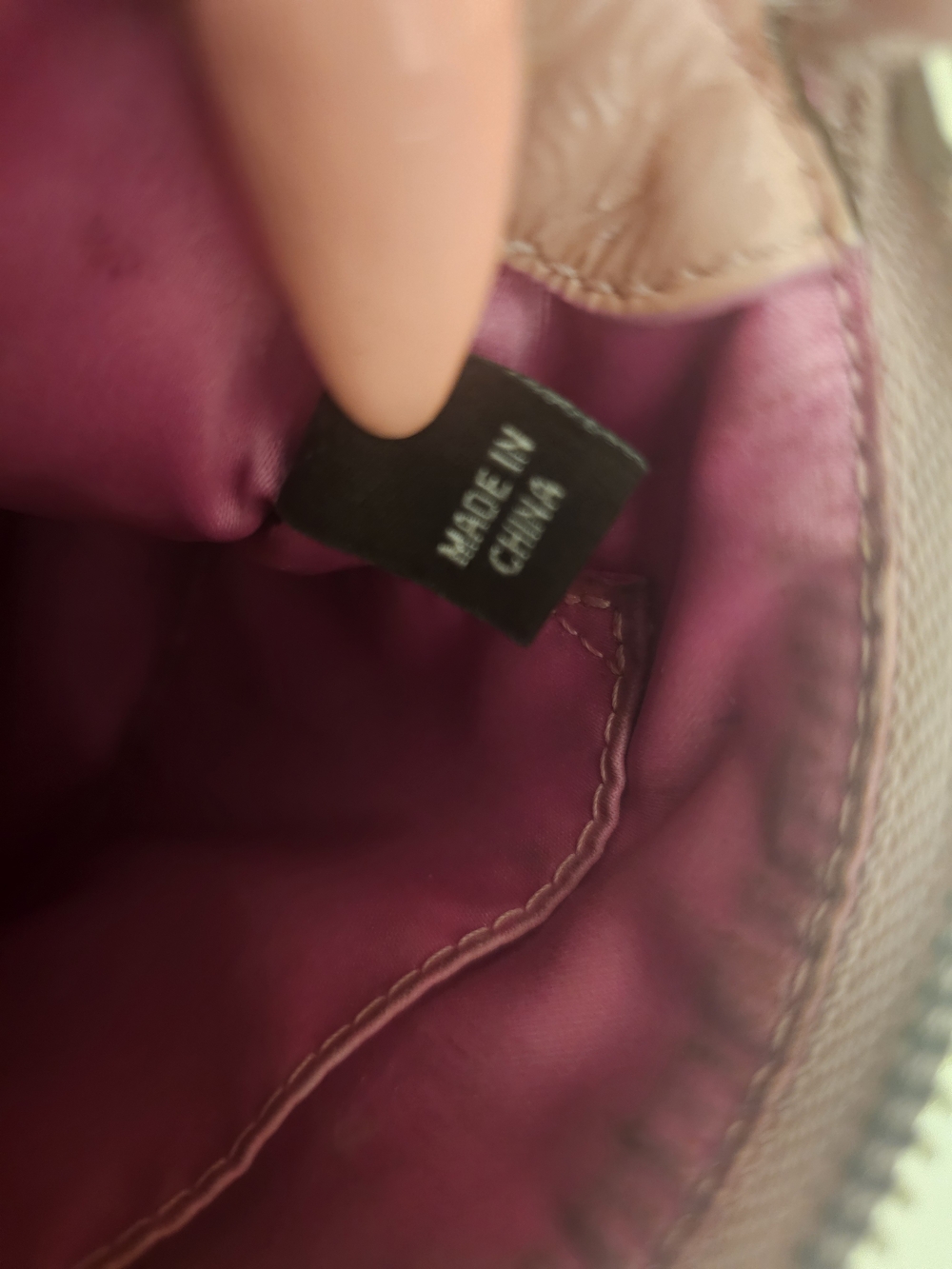 Coach Signature Canvas Crossbody Bag in Beige and Pink - Picture 5 of 12